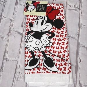 Disney Minnie Mouse 2 Pack Kitchen Tea Towels